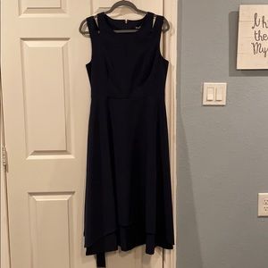 NWT DKNY- sleeveless navy dress